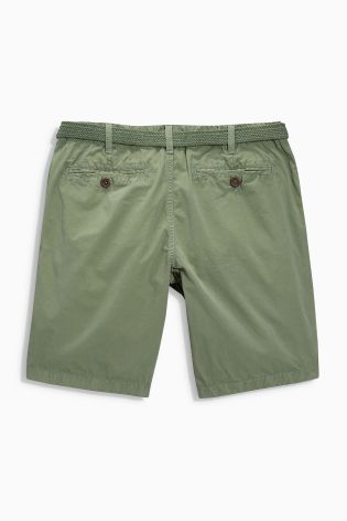 Belted Chino Shorts